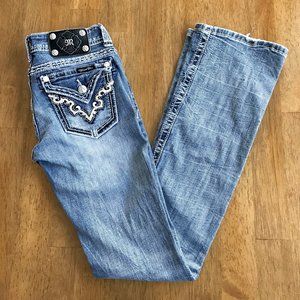 Miss Me Mid Rise Bootcut Medium Wash Jeans